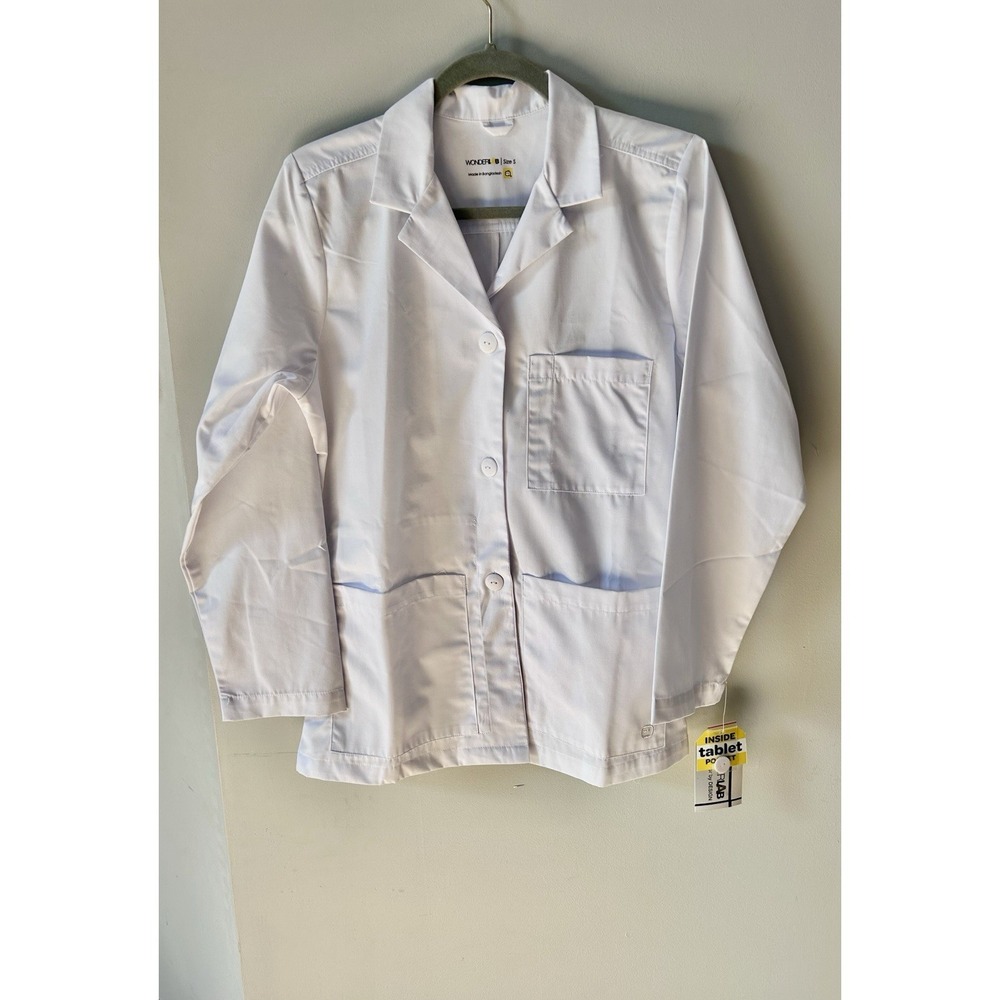 WonderWink Consultation Lab Coat New Small‎ - Picture 4 of 7